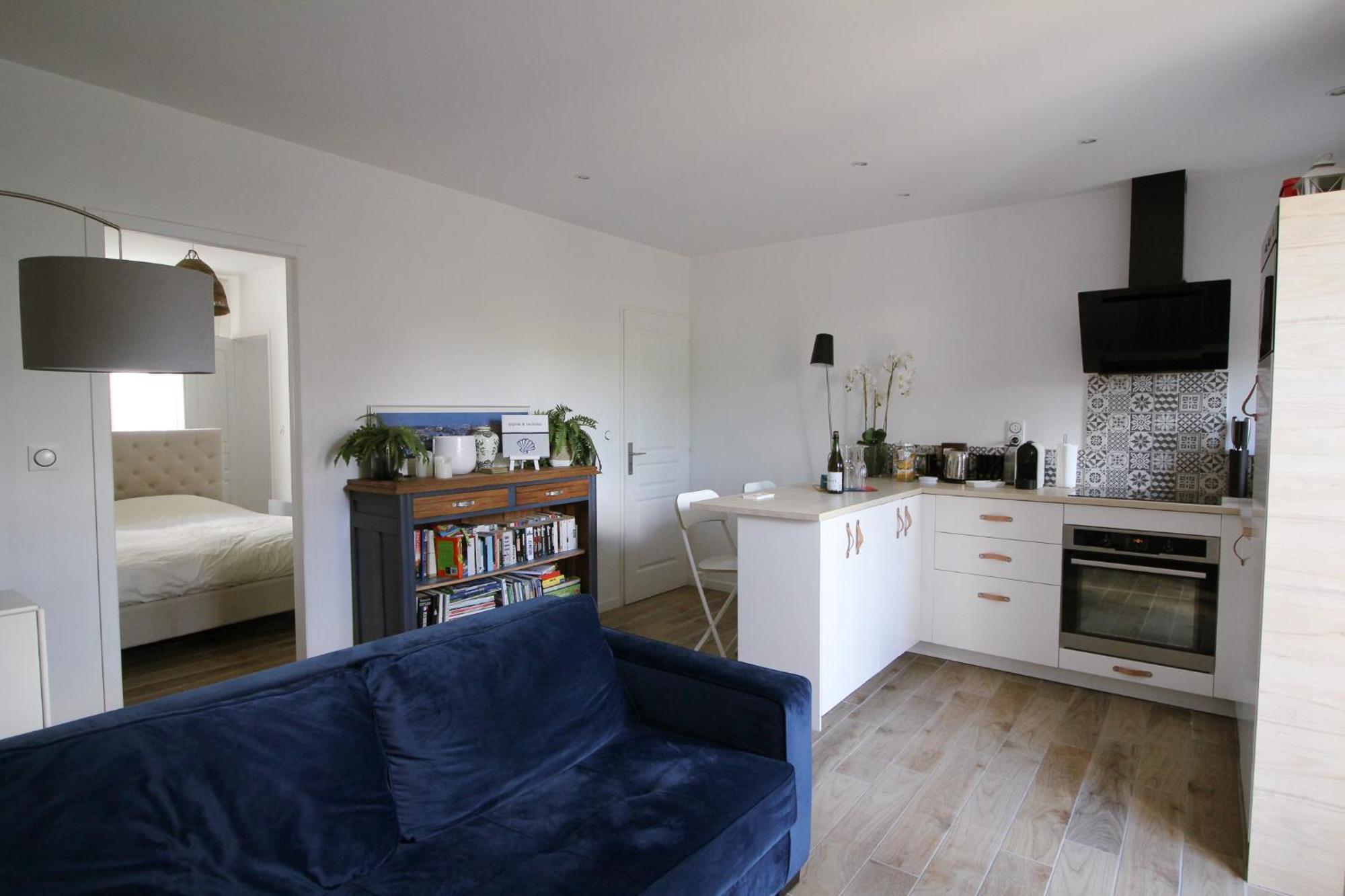 Appartement Avec Terrasse Privee, Plage A Pied Saint-Aubin-Sur-Mer (Calvados) Exterior foto