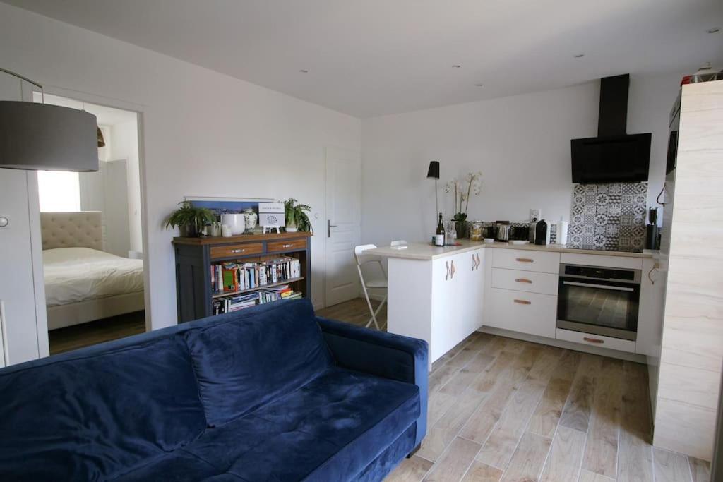 Appartement Avec Terrasse Privee, Plage A Pied Saint-Aubin-Sur-Mer (Calvados) Exterior foto